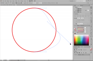 immagine vettoriale - curve di bezier
